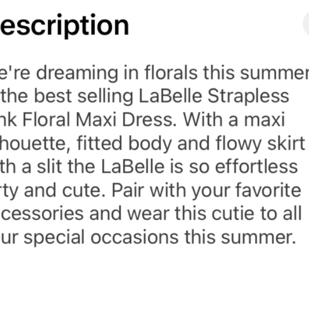 12th Tribe Strapless Floral Maxi Dress in Pink and Orange - Picture 3 of 10